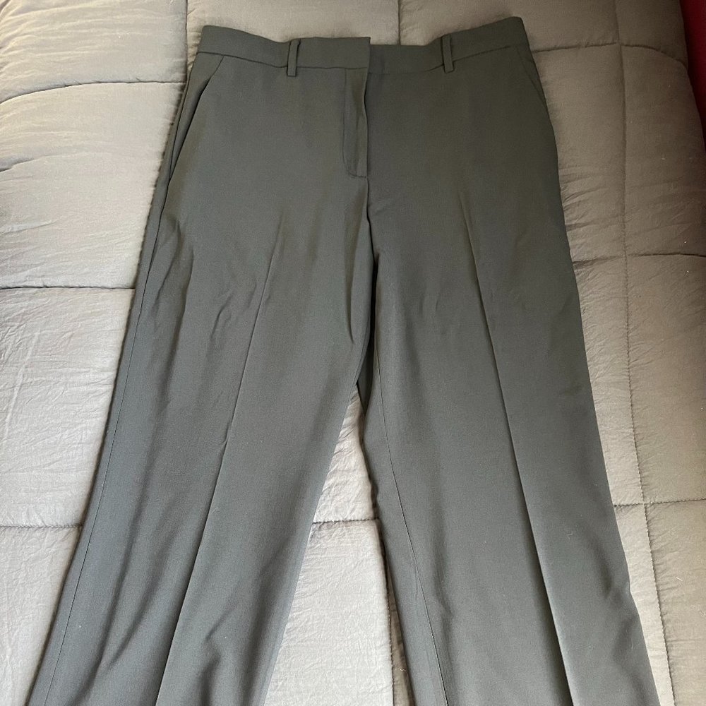 Gap: The Perfect Trouser Stretch Pants. Black. Womans 10 Regular Wide Leg